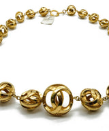 Chanel Chanel round CC ball logo necklace - AWL2595