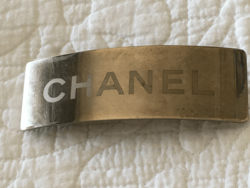 Chanel Chanel Silver Barette Clip