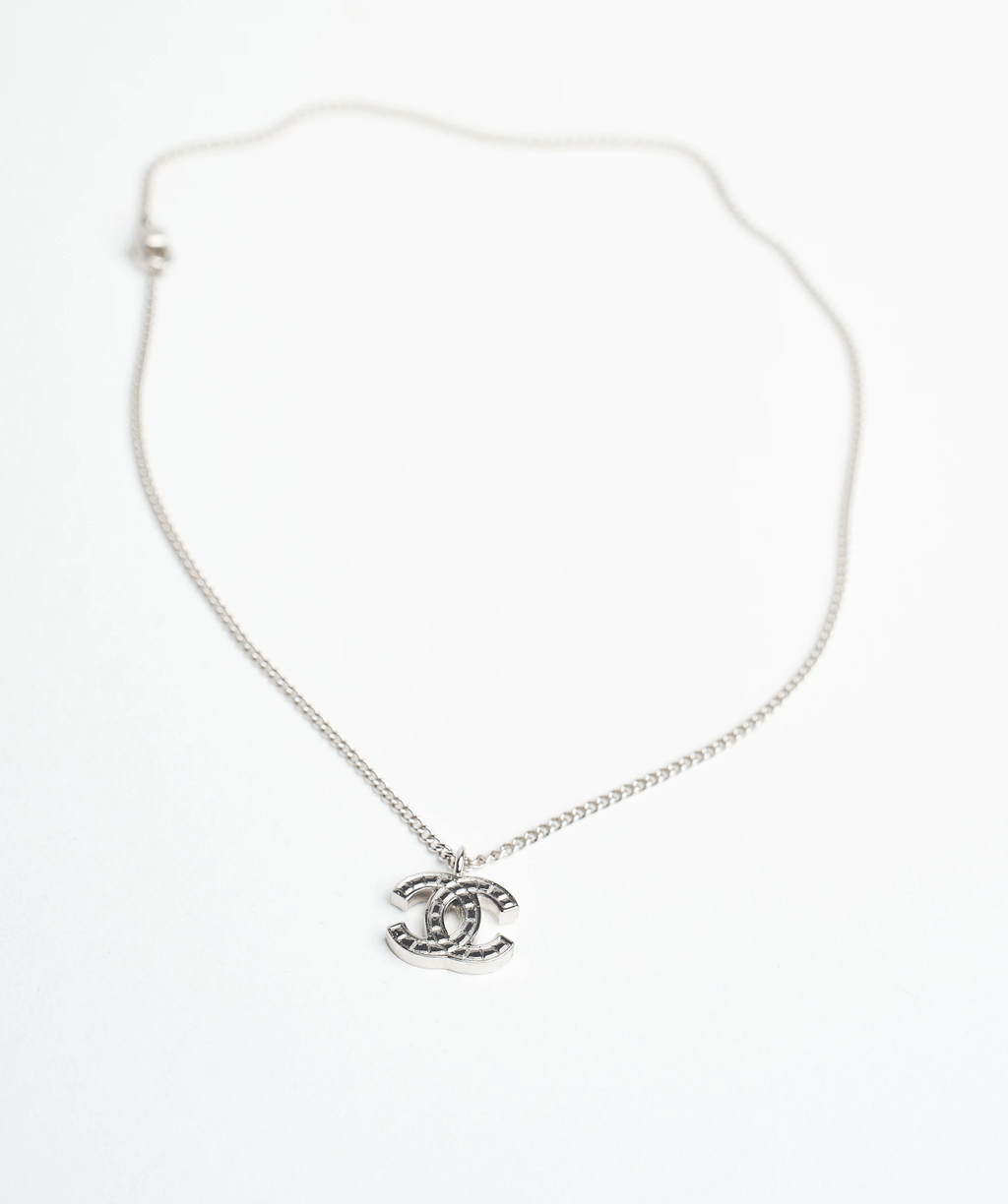 Silver 2025 cc necklace