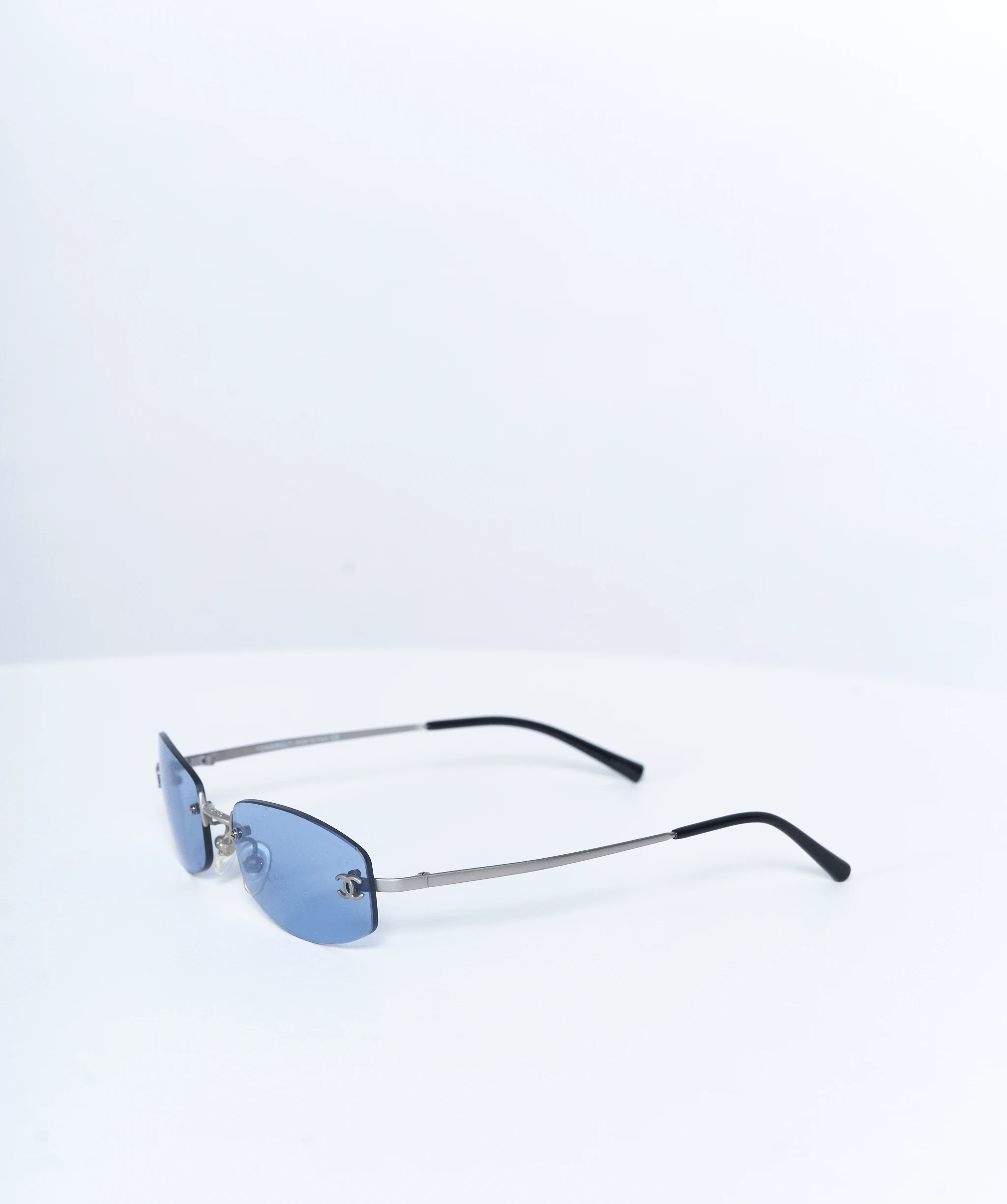 Chanel Chanel sunglasses blue cc 1990's