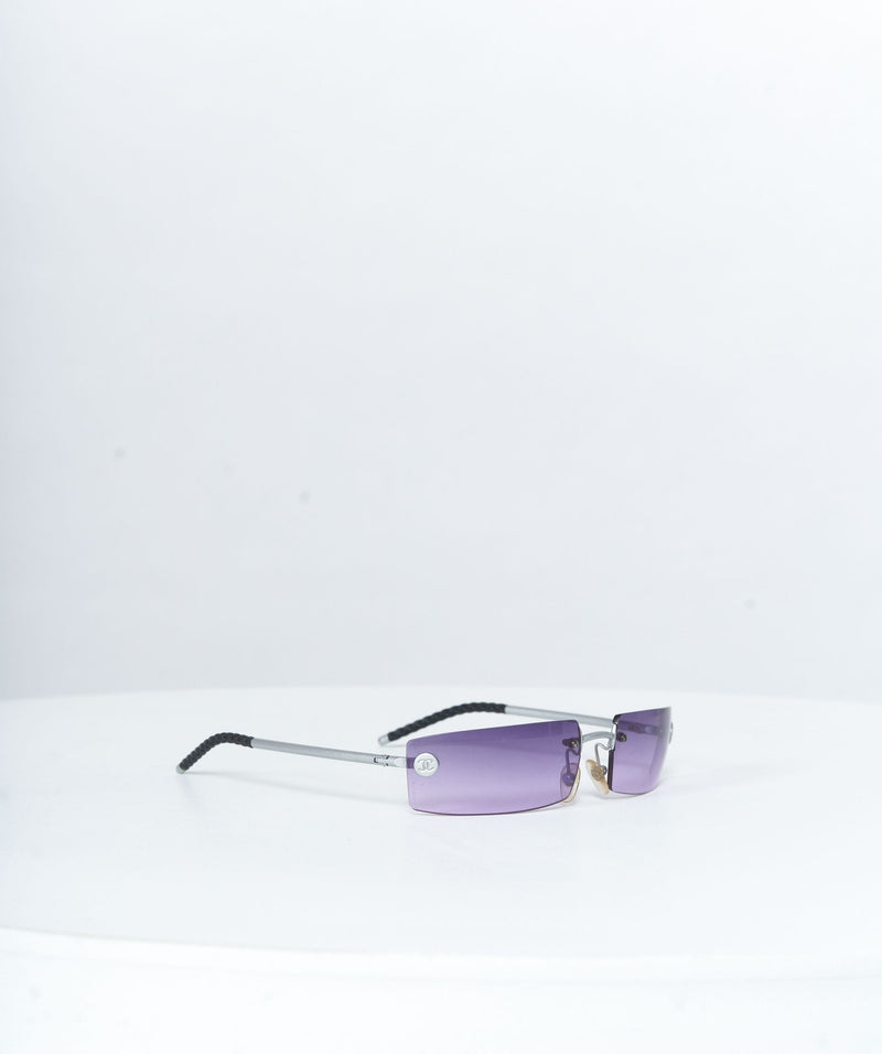 Chanel Chanel sunglasses purple 90's