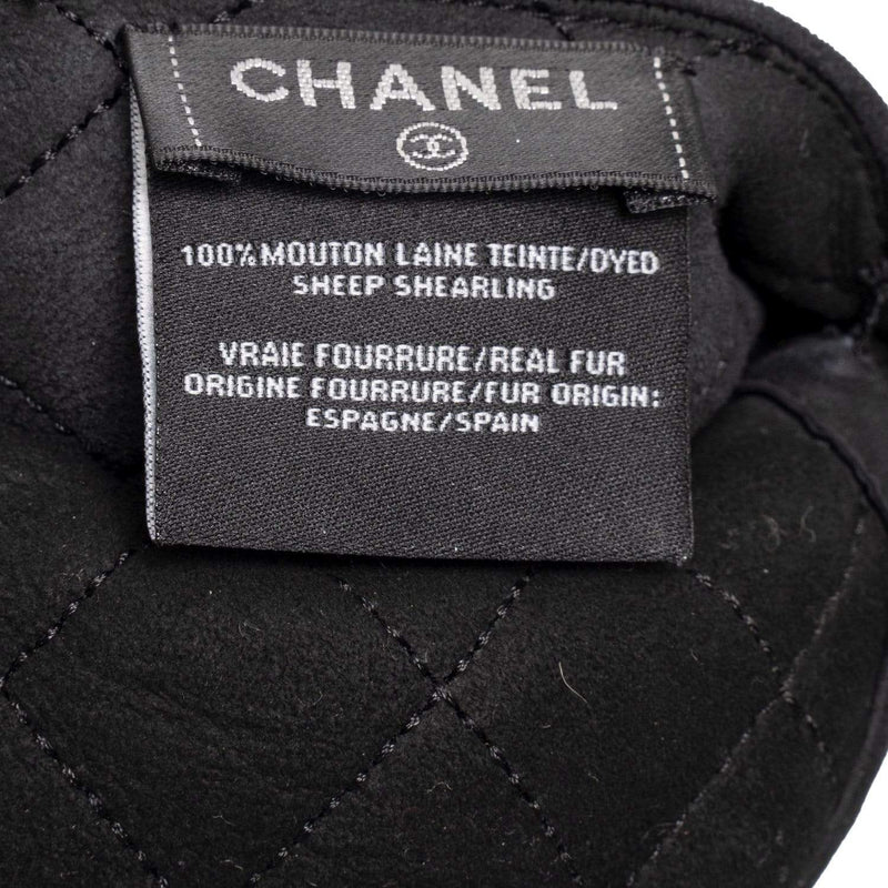 Chanel Chanel Trapper Style Shearling Hat NW2976
