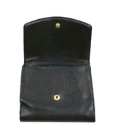 Chanel Chanel tri fold wallet in black lambskin, with 24k gold hardware trimmings ADL2058