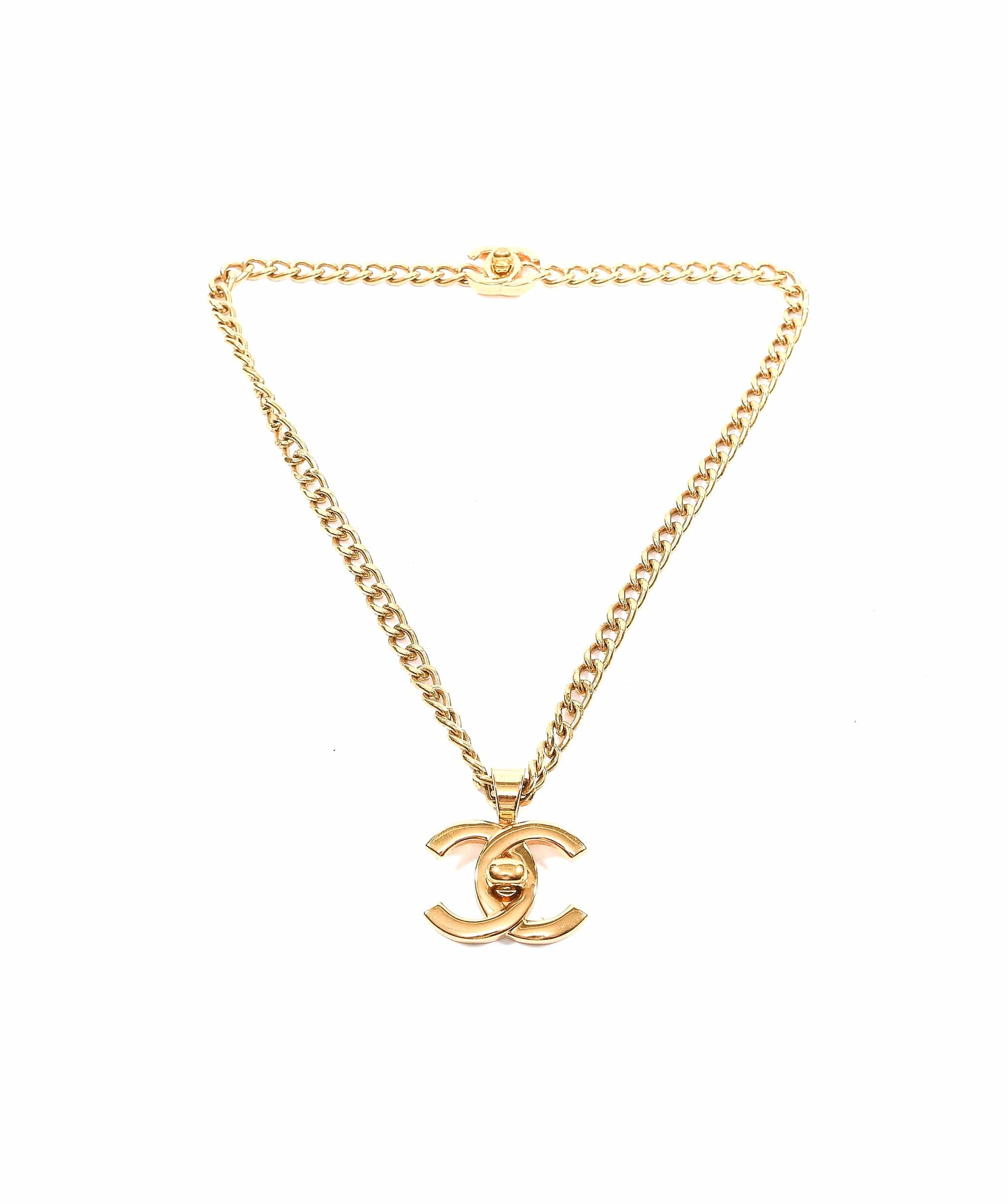 Chanel Chanel turnlock CC long necklace - AWL3333