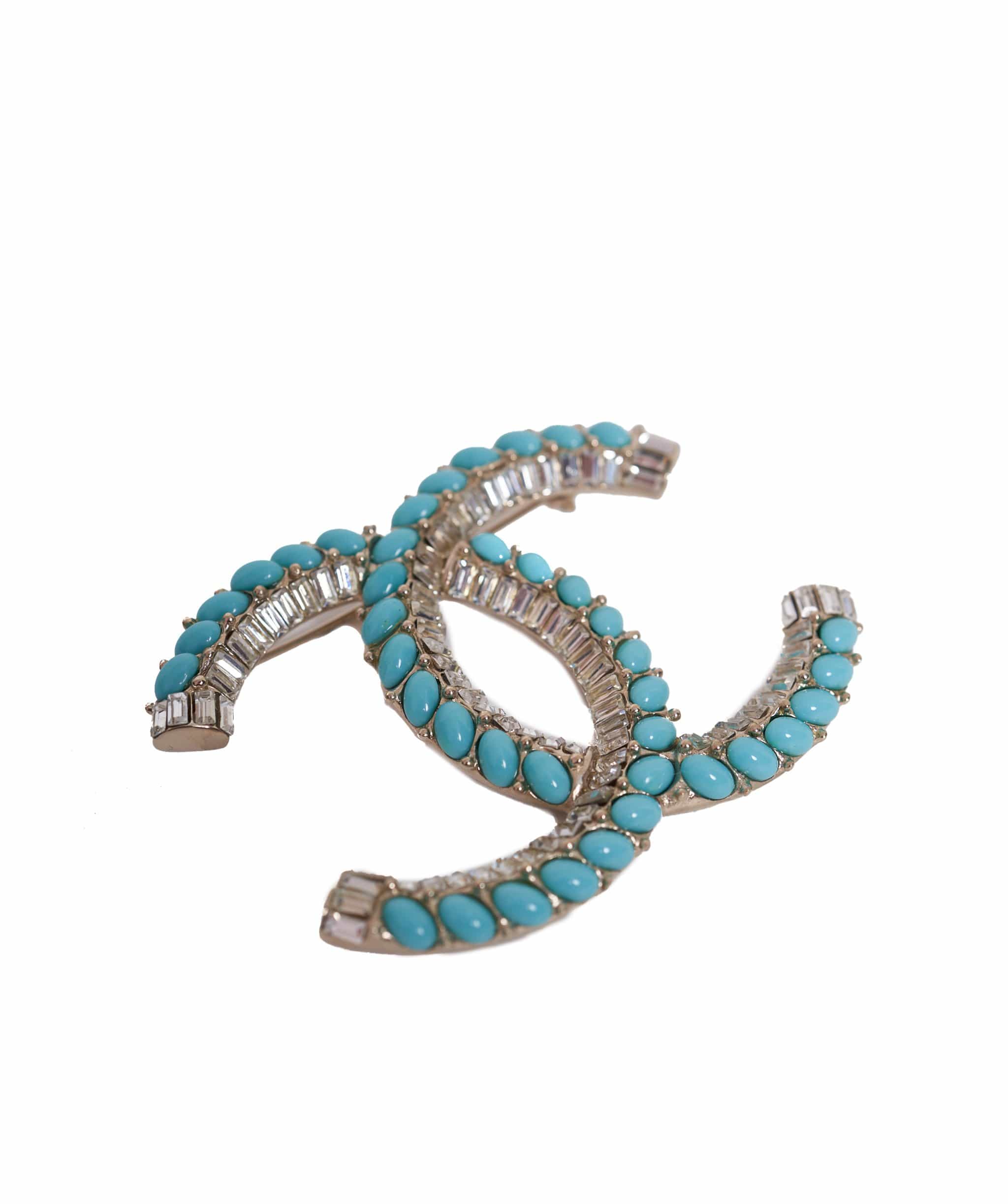 Chanel Chanel Turquoise brooch - ASL1301
