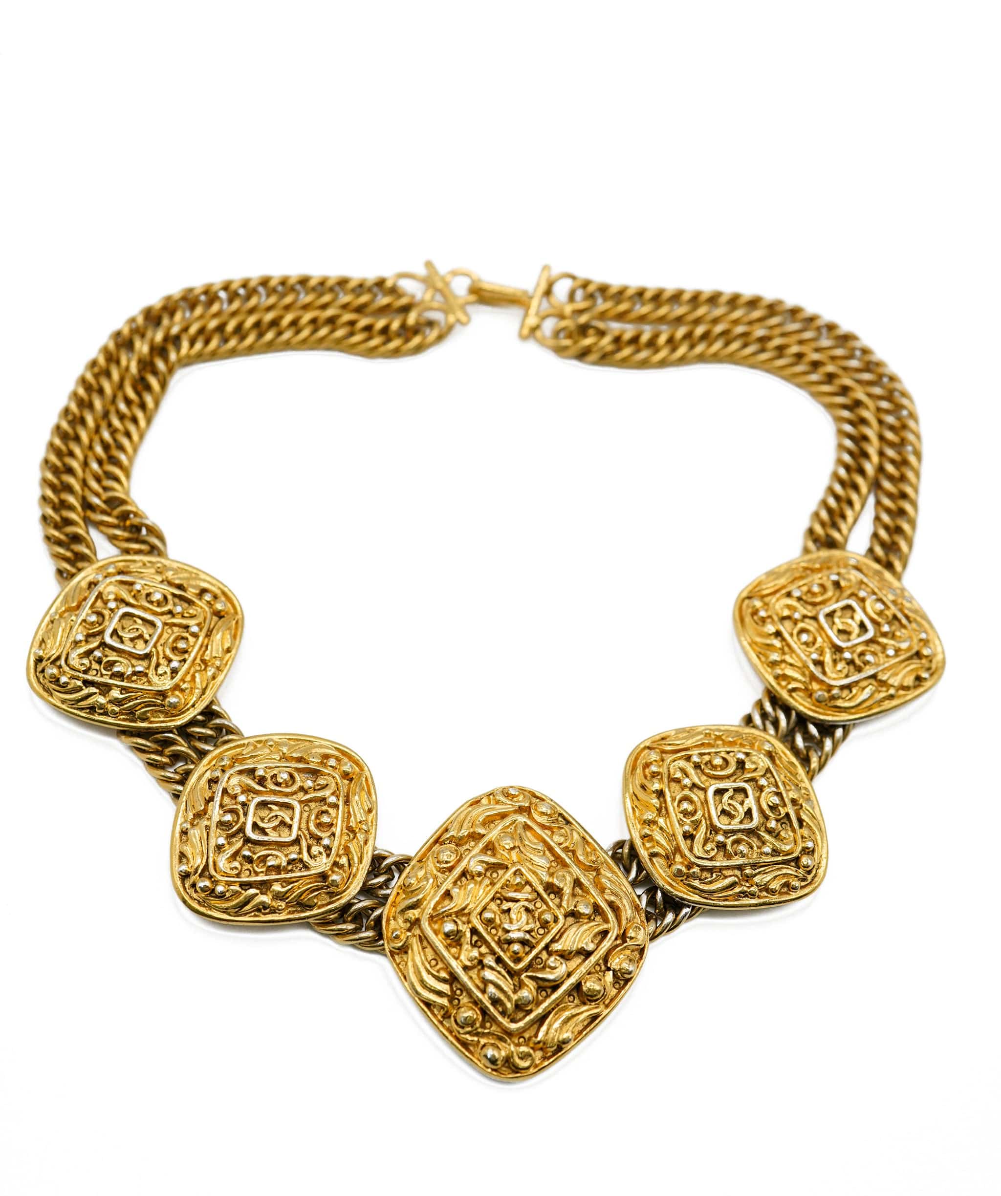 Chanel Chanel Vintage 5 Pendant Choker