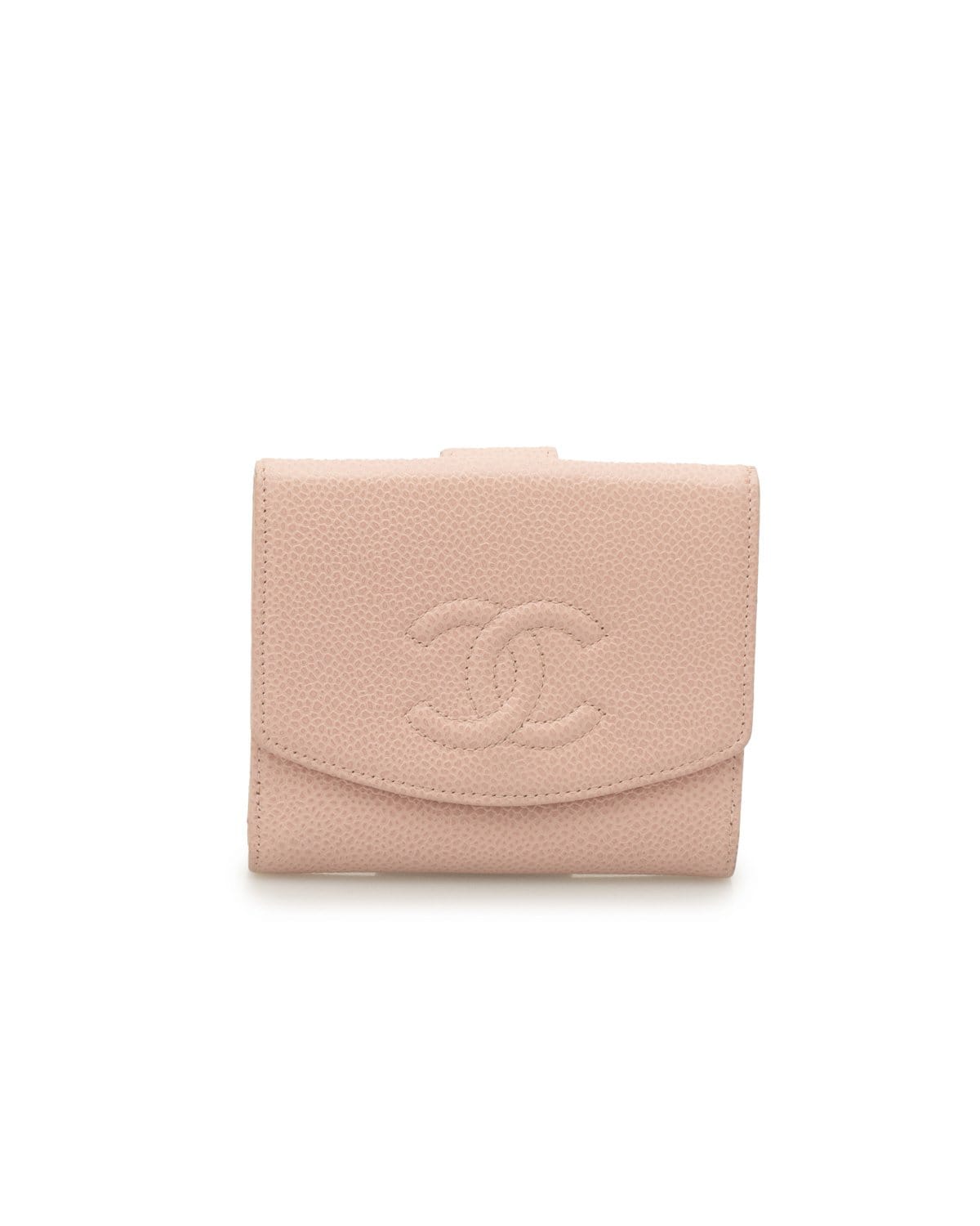 Chanel Chanel Vintage Pink Caviar Skin CC Bi-Fold wallet - AWL1972