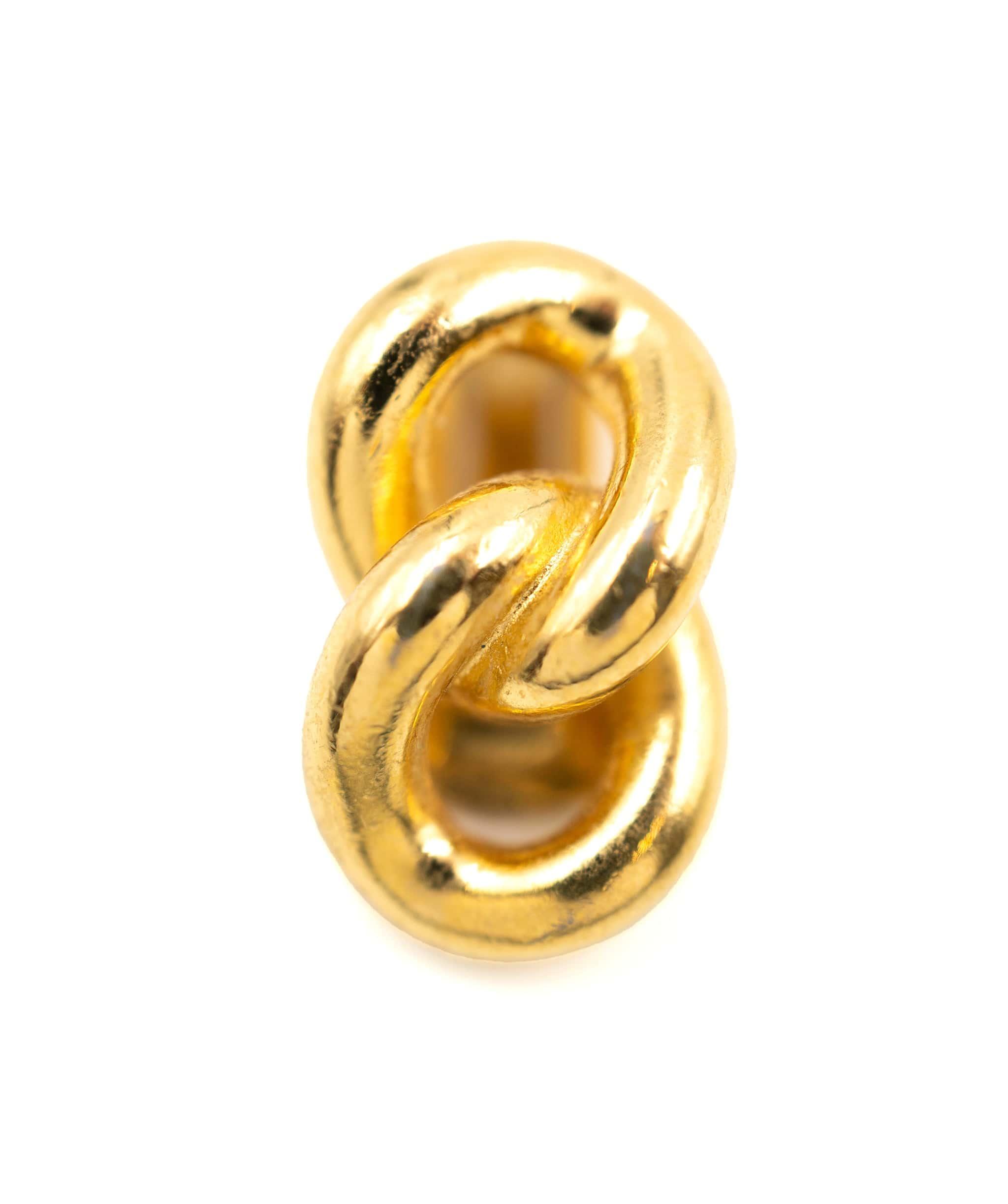 Chanel Christian Dior chain motif earrings GP earrings ASL4201