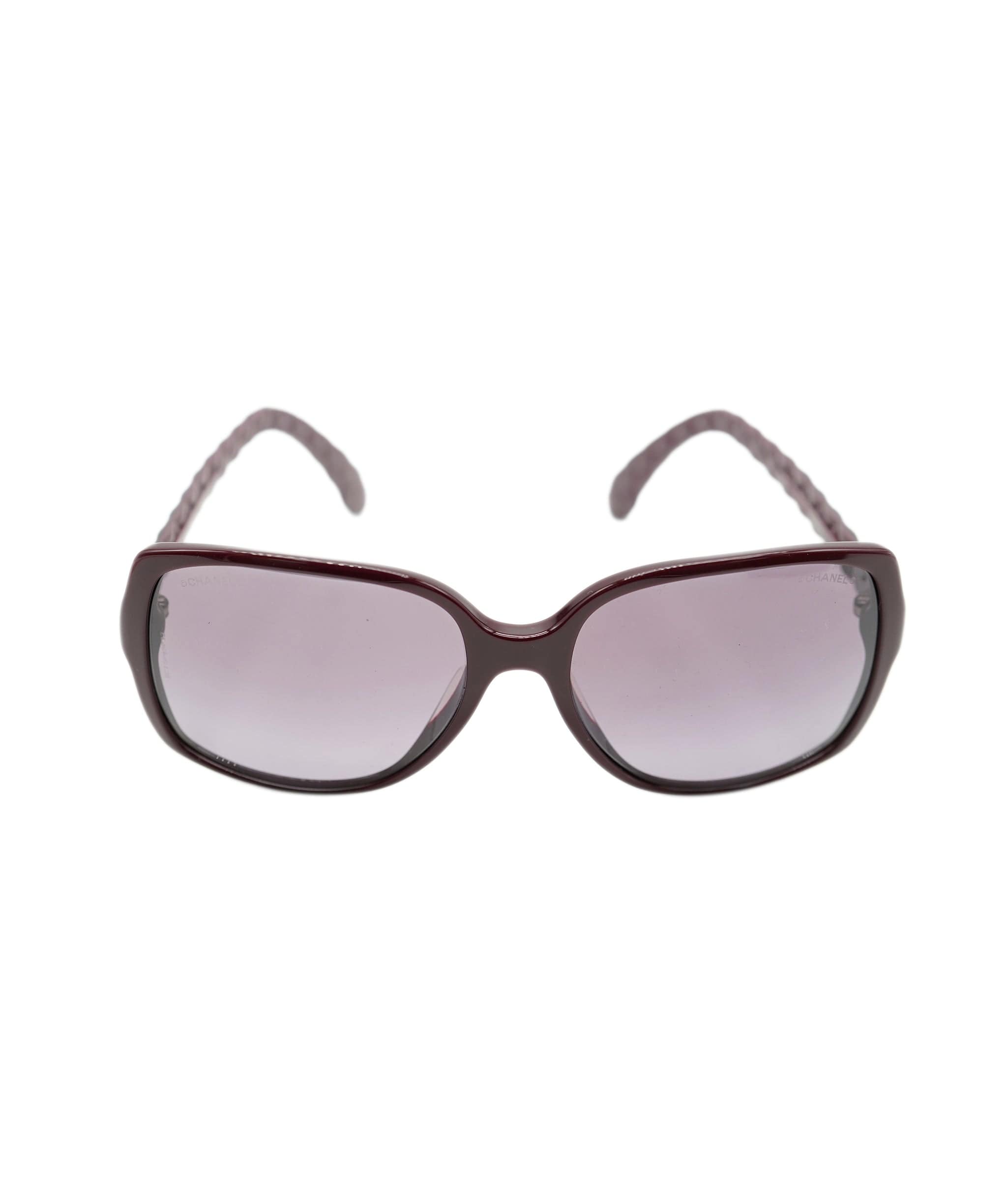 Preloved Chanel Sunglasses Burgundy Frame SKC1052 – LuxuryPromise
