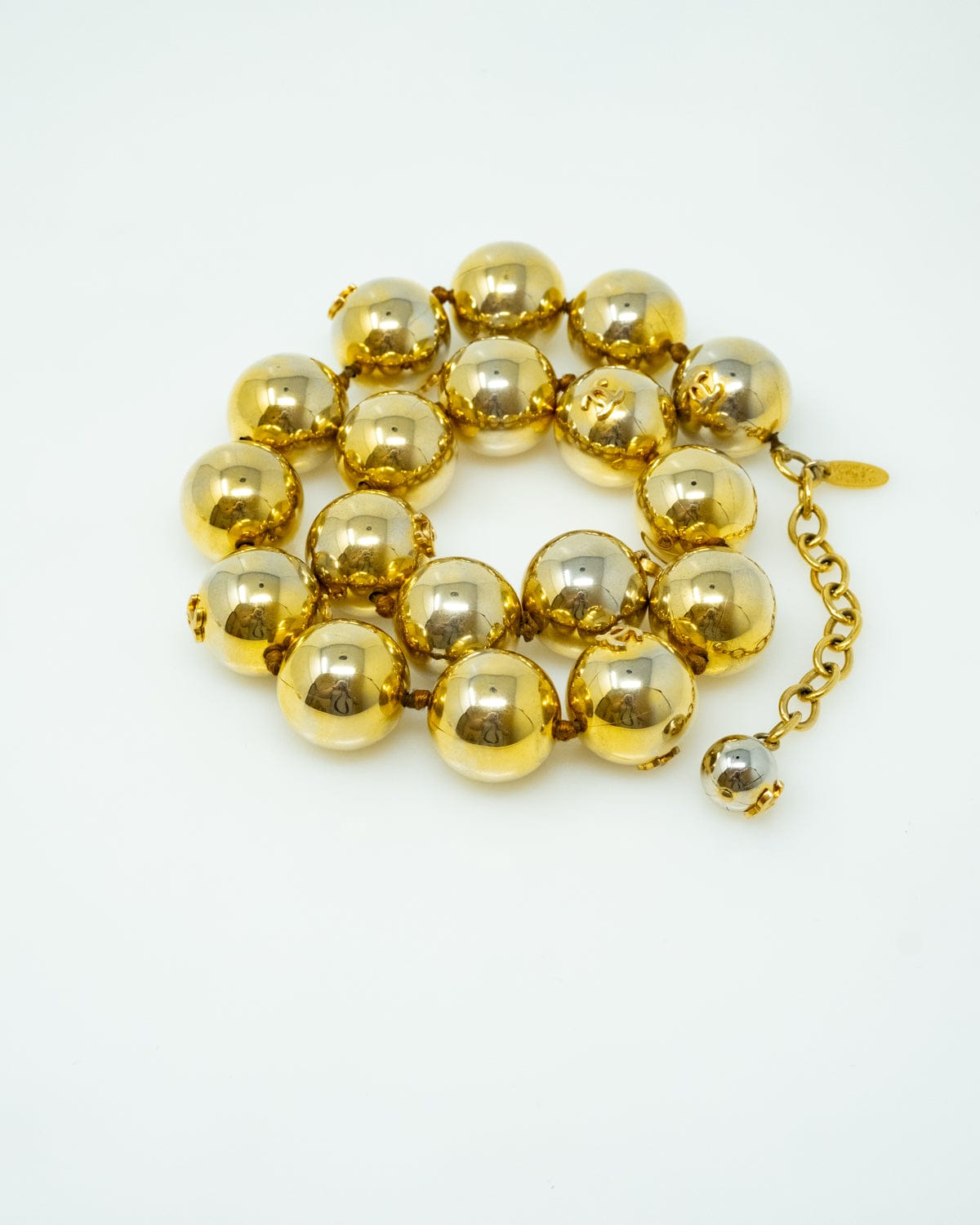 Chanel Rare Chanel CC Lover Jumbo Ball Necklace & Earring Demi-Parure Set - ASL2500