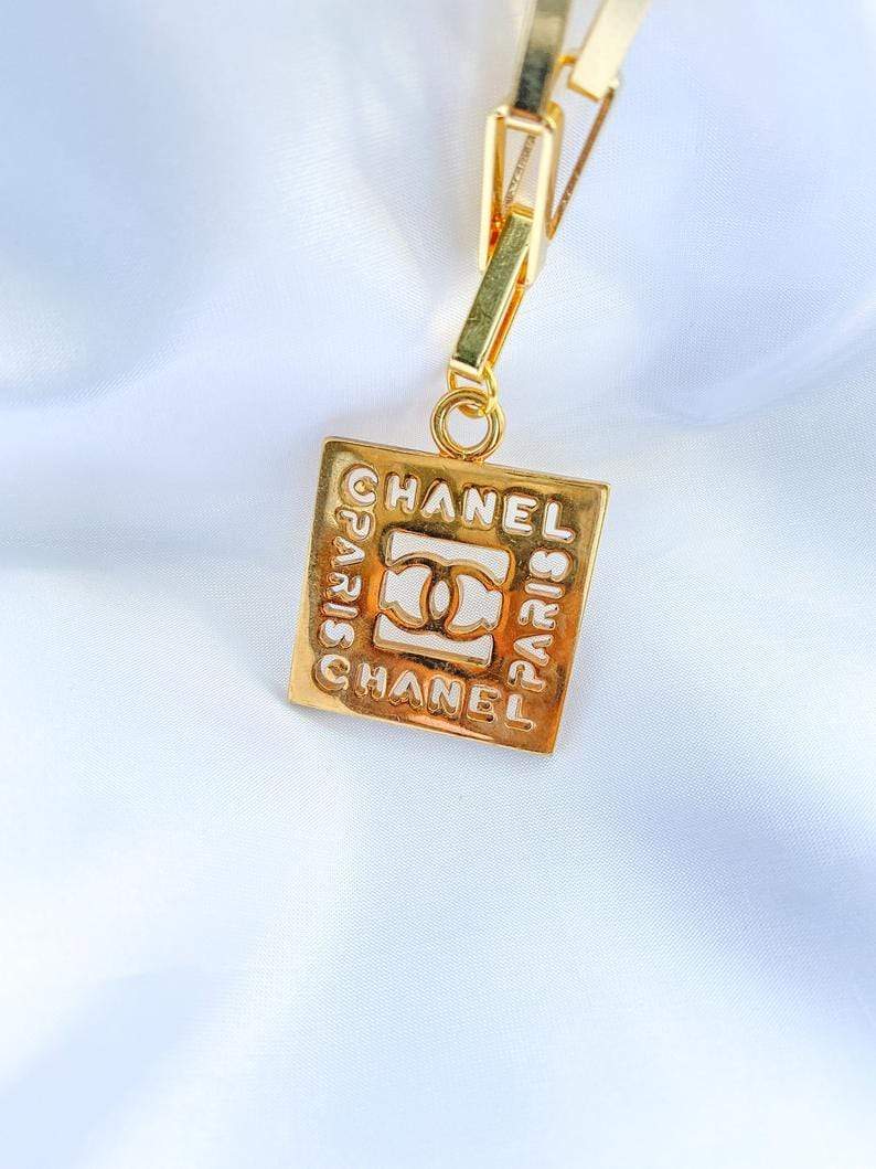 Chanel Up-cycled necklace - Chanel Rare Square