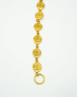 Chanel Vintage Chanel Gold Plated CC Coin Chain Necklace - ASL2397