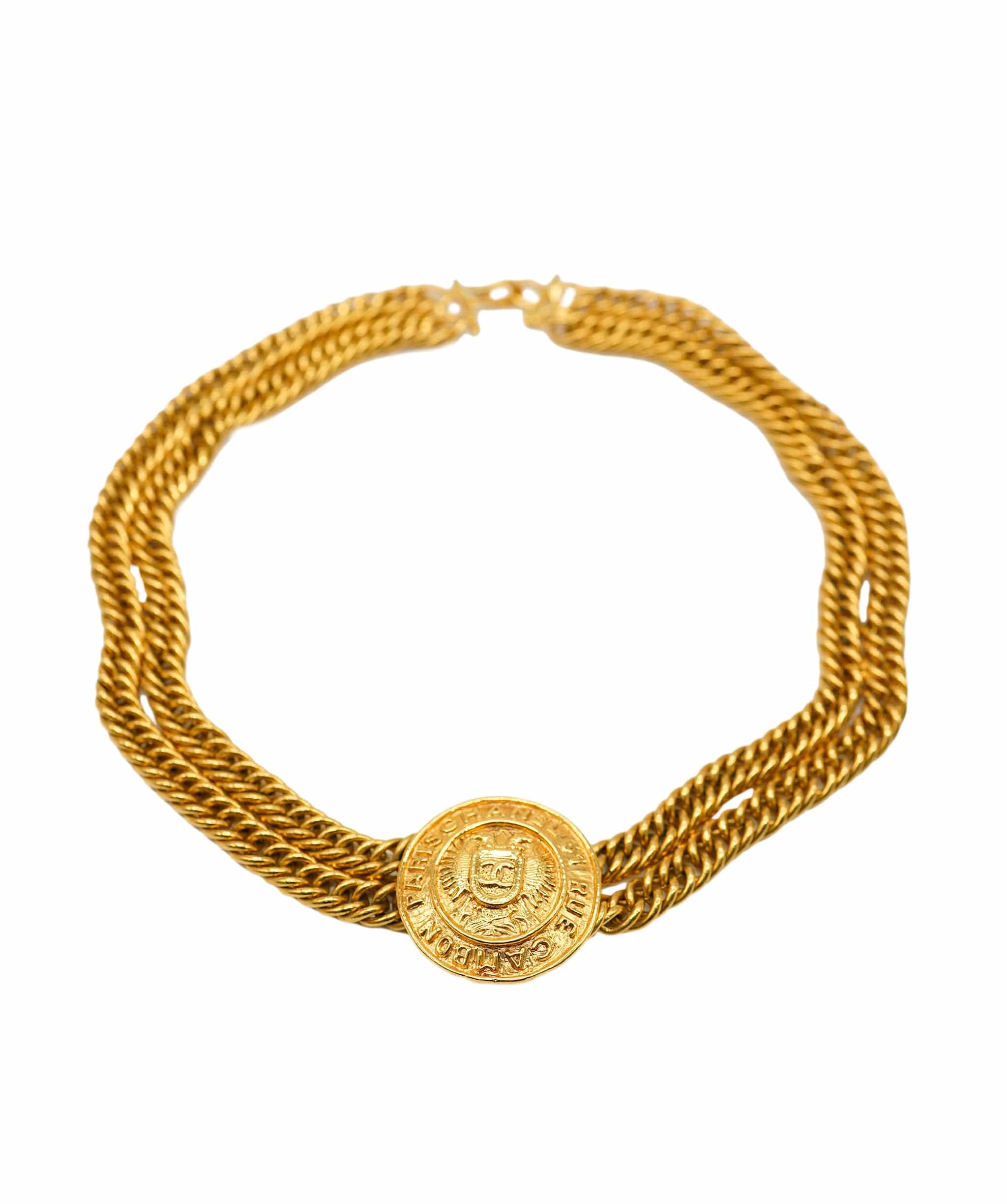 Chanel Vintage Chanel medallion choker necklace  ASL2785