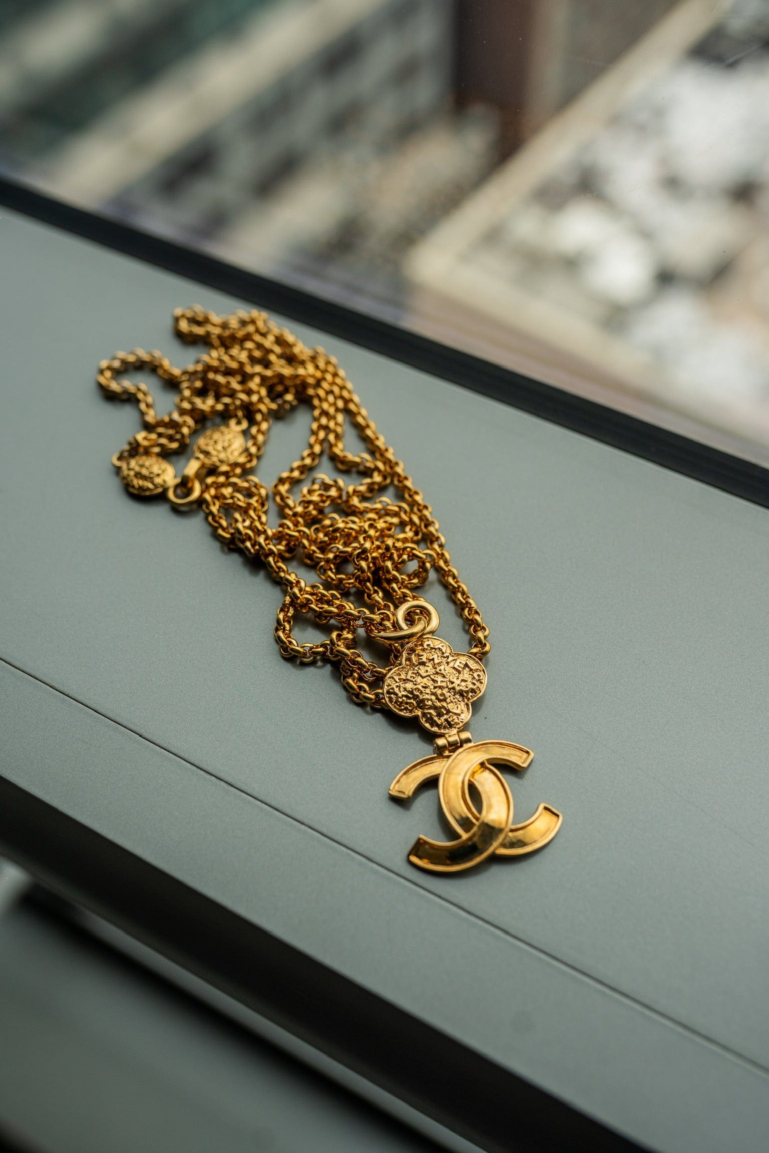 Chanel Vintage Classic (precious Metal), Necklace, Pendan... PXL1487