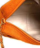 Chanel Chanel Vintage Orange Tweed Camera Bag NW2362