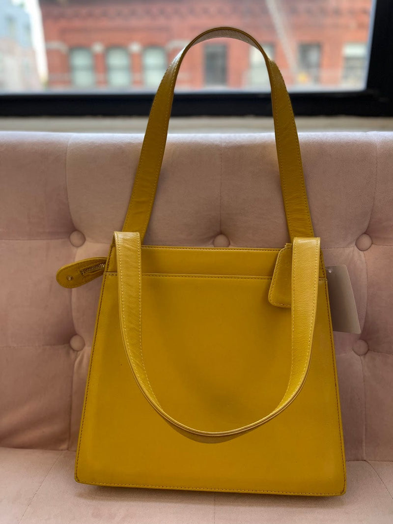 Chanel 78458 Chanel Shoulder Bag	Yellow Calfskin