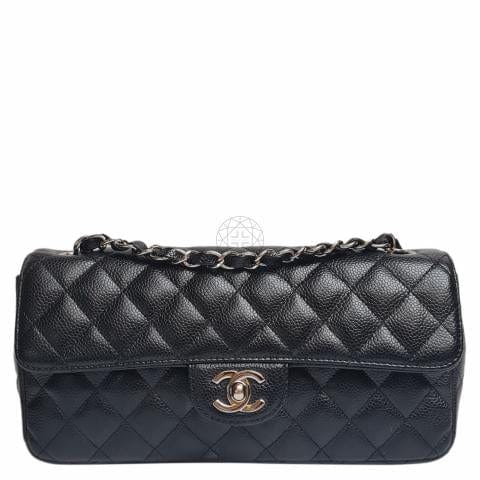 Chanel Caviar Quilted East West Shoulder Flap Bag  MCM22010