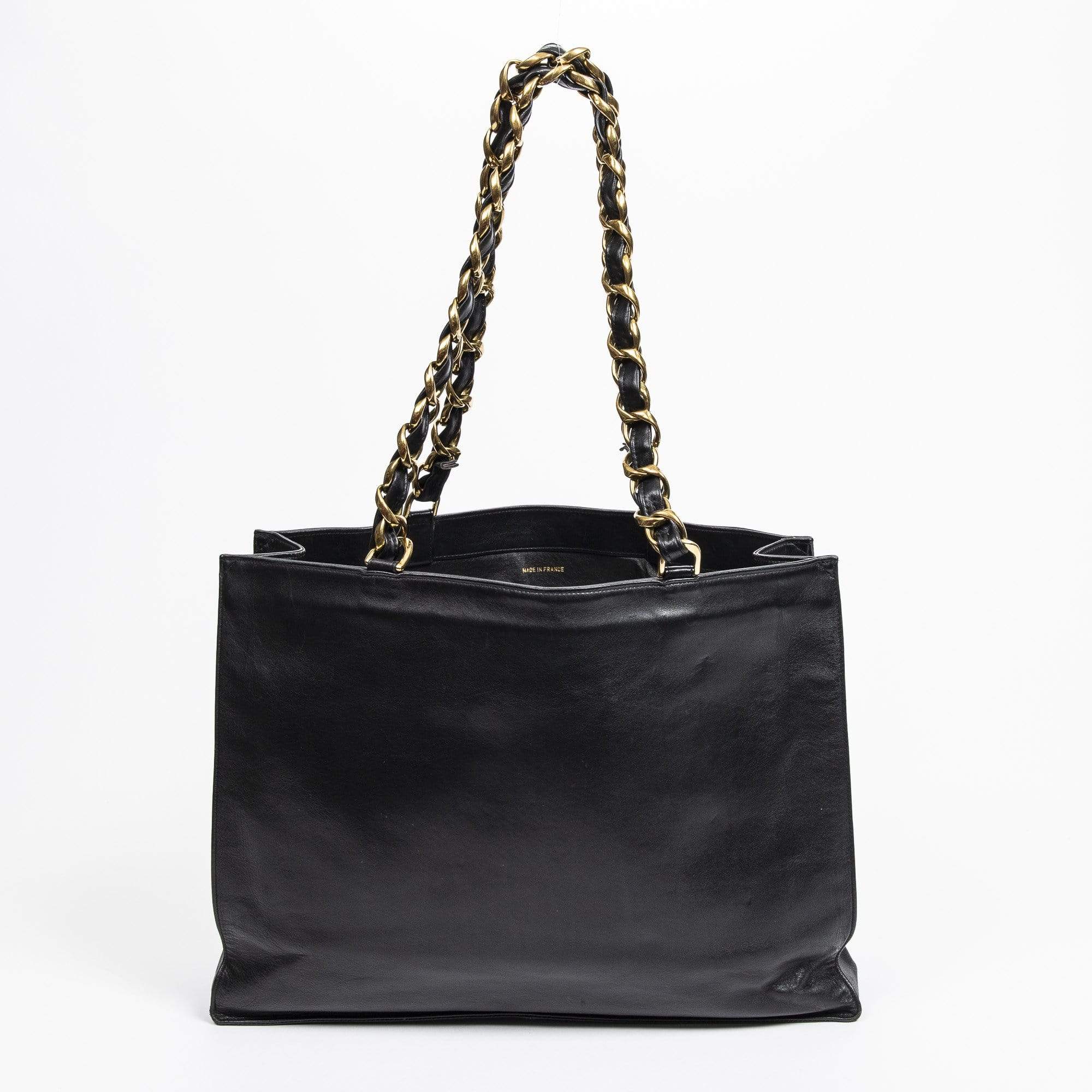 Chanel CC Logo Black Jumbo XL Tote - AWL1360