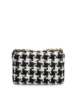 Chanel Chanel 19 Medium Flap Bag in Black And White Houndstooth Tweed - ASL1911