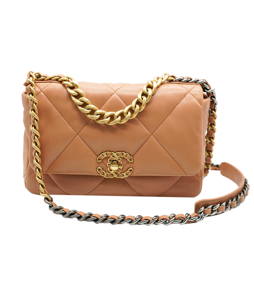CHANEL, Bags, Chanel Wallet On Chain 9 Caramel Crossbody Bag