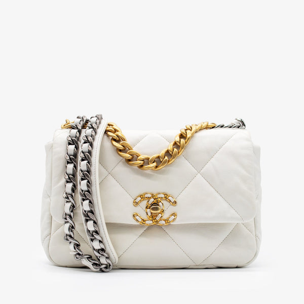 Chanel 19 White Small RJC1085 – LuxuryPromise