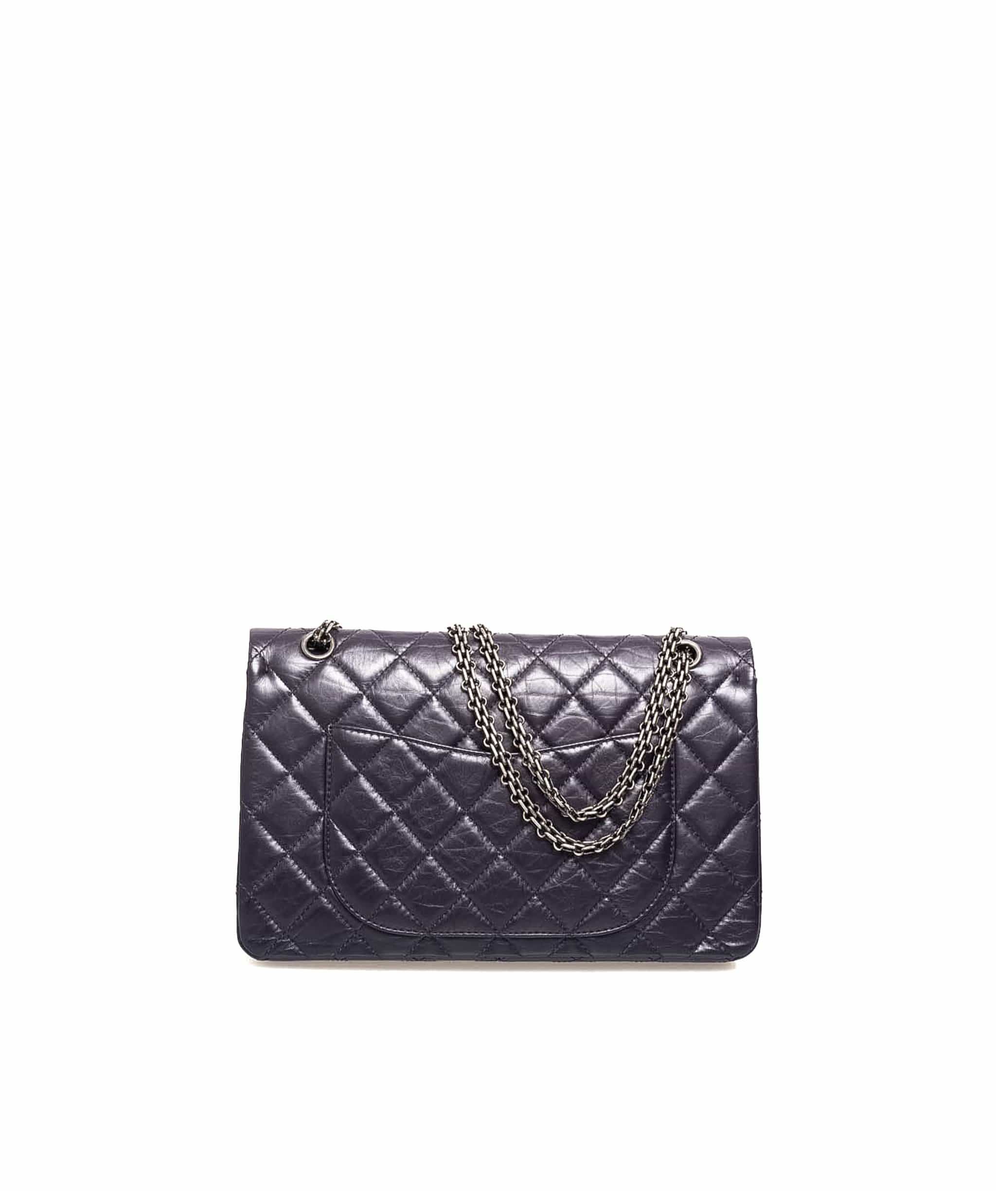 Chanel Chanel 2.55 12" Jumbo Reissue Bag with Ruthenium Hardware - AWC1059