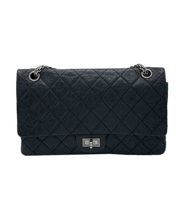 Chanel Chanel 2.55 28cm bag black shw ASL6505