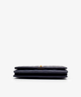 Chanel Chanel 2.55 Distressed Leather Navy Wallet on Chain RJL1185