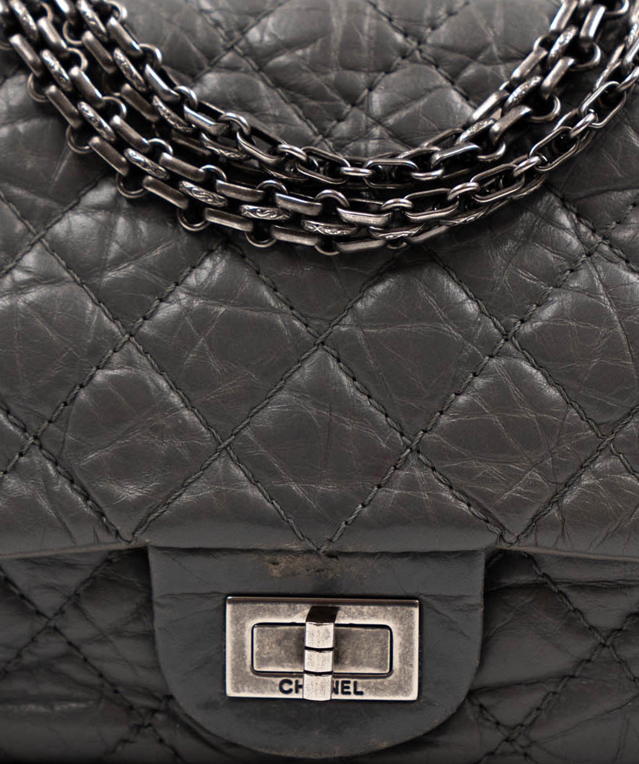 Chanel Chanel 2.55 small grey shw ASC1066