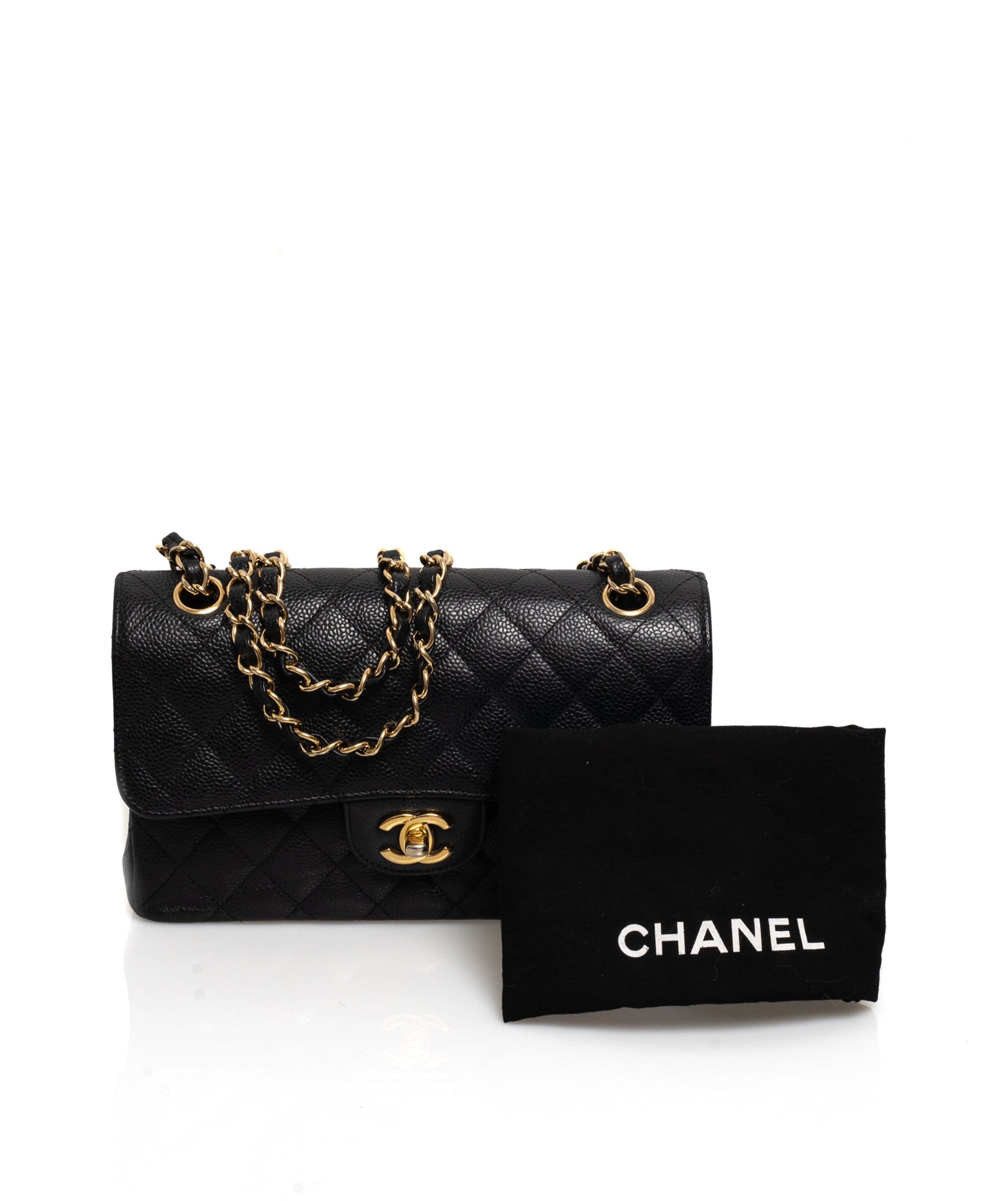 Chanel Chanel 9" Caviar Skin Classic Flap with GHW - AWL1464