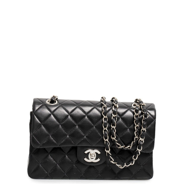 Chanel Classic Double Flap Bag Quilted Lambskin Small Metallic 2325471