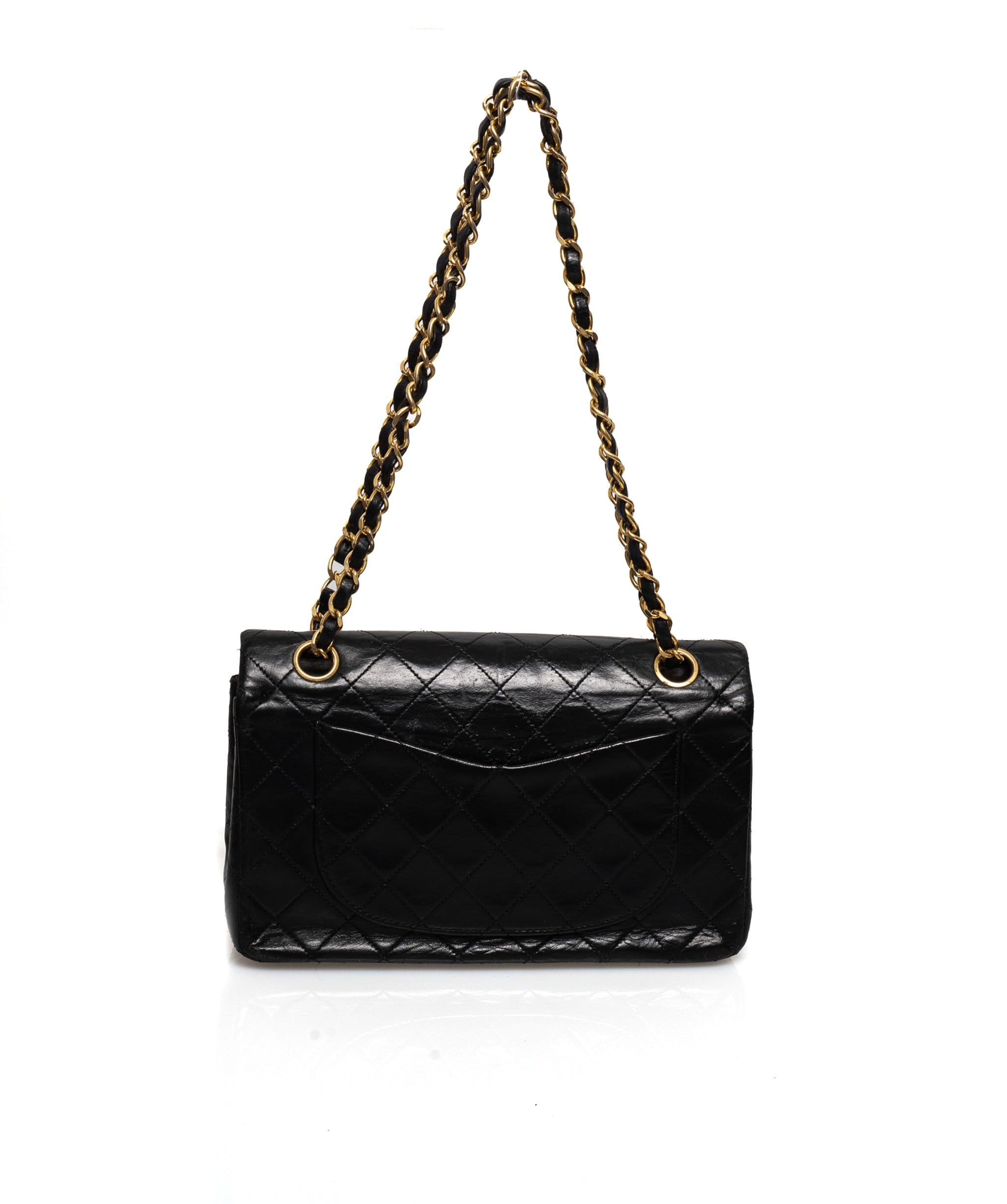 Chanel Chanel 9' Small Flap Bag Black Lambskin MW1858