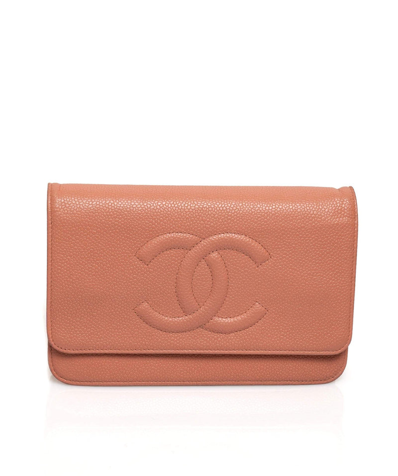 Chanel Chanel Apricot Colour Way WOC with Silver Hardware NW2870