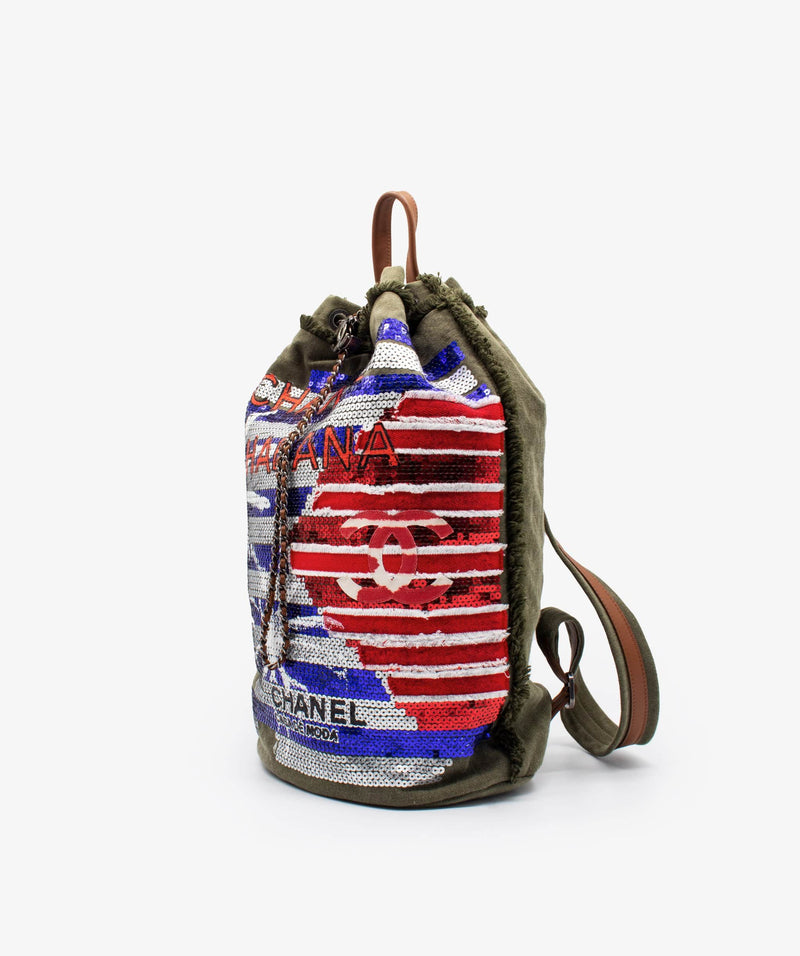 Chanel sequin backpack Clearance
