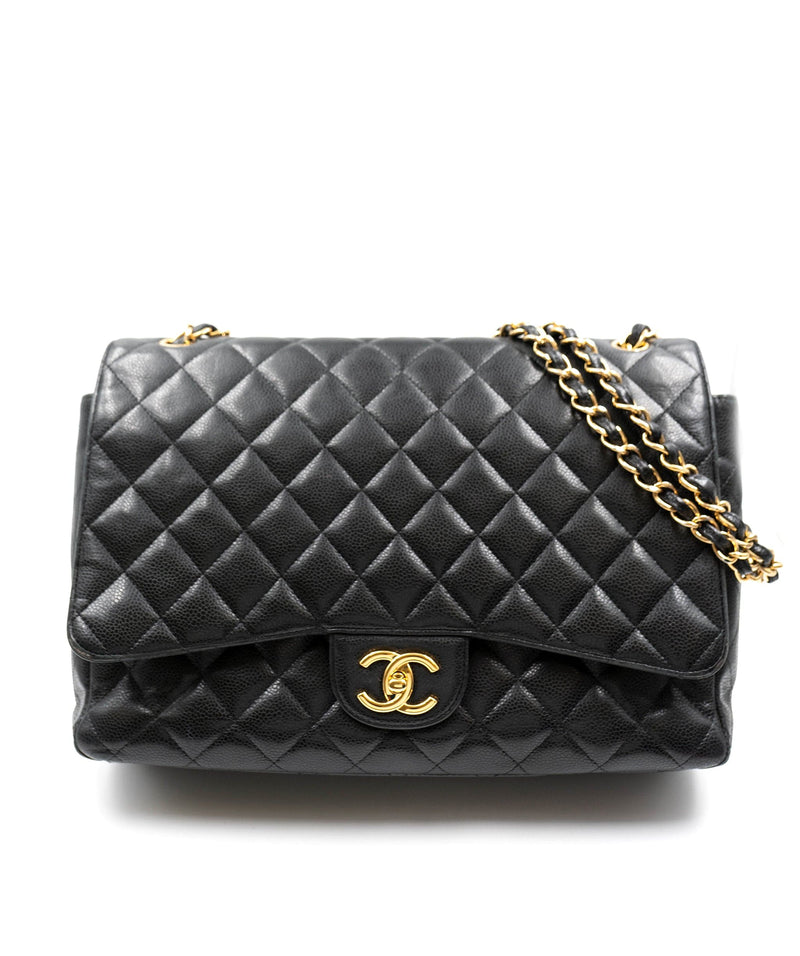 Chanel Bag 13 Maxi Caviar Skin Single Flap Bag AGC1228 – LuxuryPromise