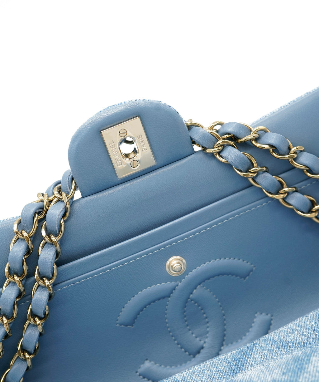 chanel denim bag 2022