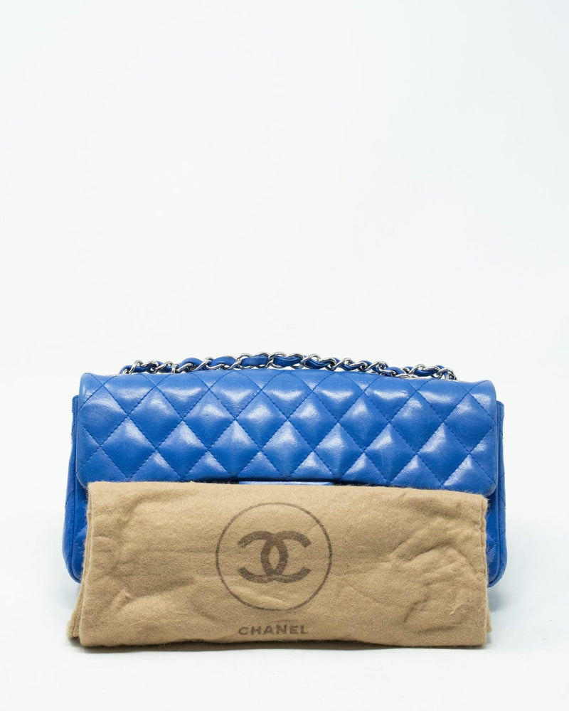 Blue Roi CHANEL Top Handle Shoulder Bag