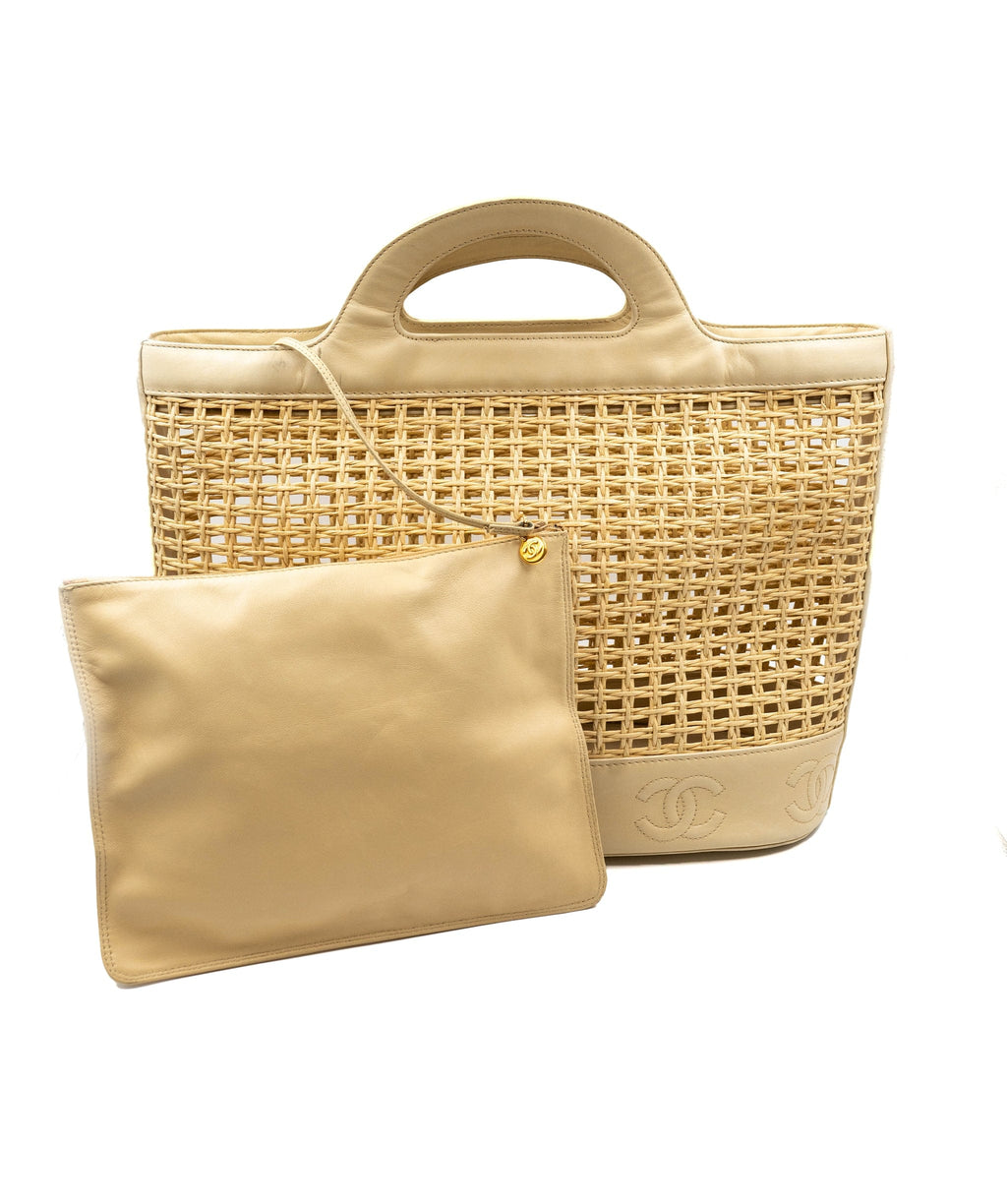 Chanel Vintage Basket Hand Tote Bag - ASL2128 – LuxuryPromise