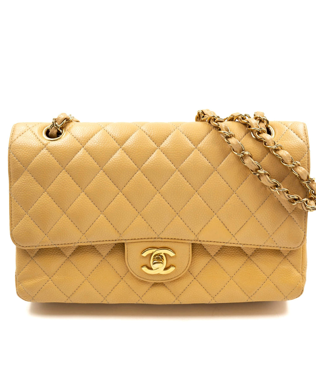 Chanel Beige Caviar skin Bag with GHW - AWL3822 – LuxuryPromise