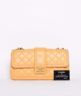 Chanel Chanel Beige Leather Quilted Flap - AWL1527