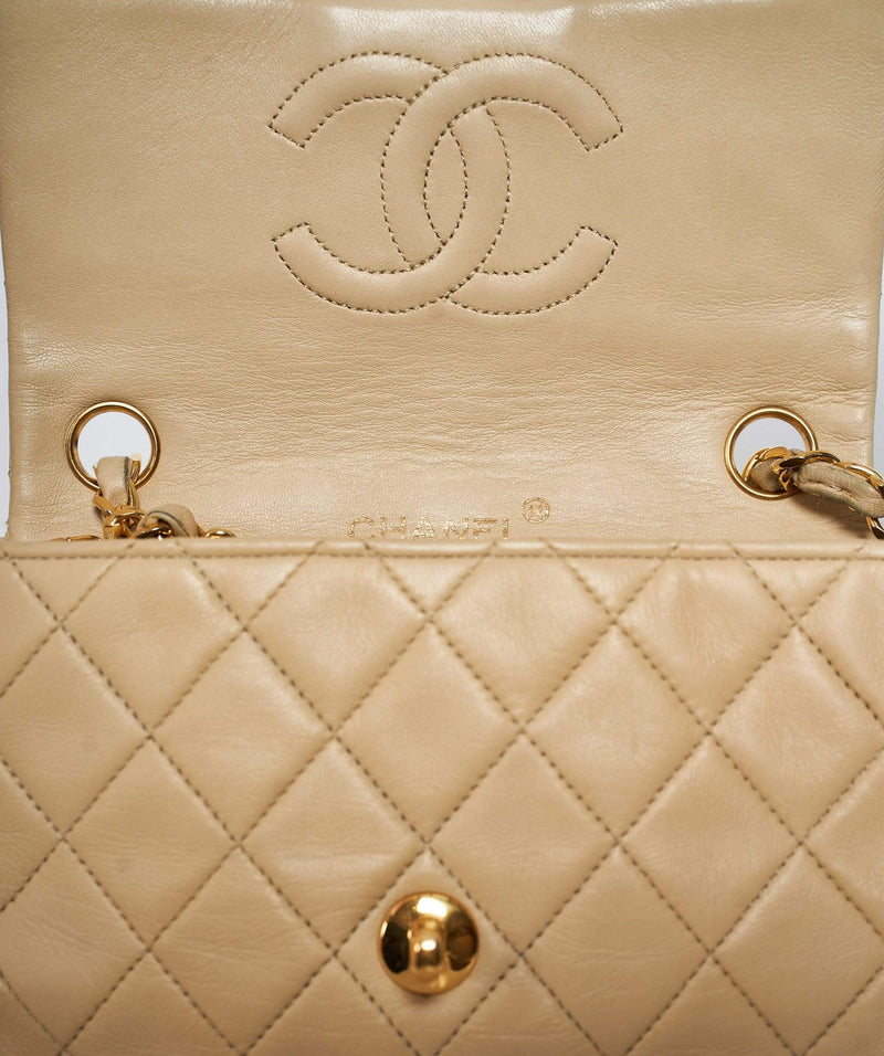 Chanel Beige Mini 7 bag - AWL1316 – LuxuryPromise