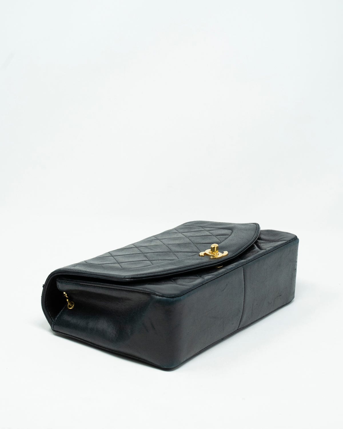 Chanel Chanel Black 10" Diana Flap Bag - AWL2523