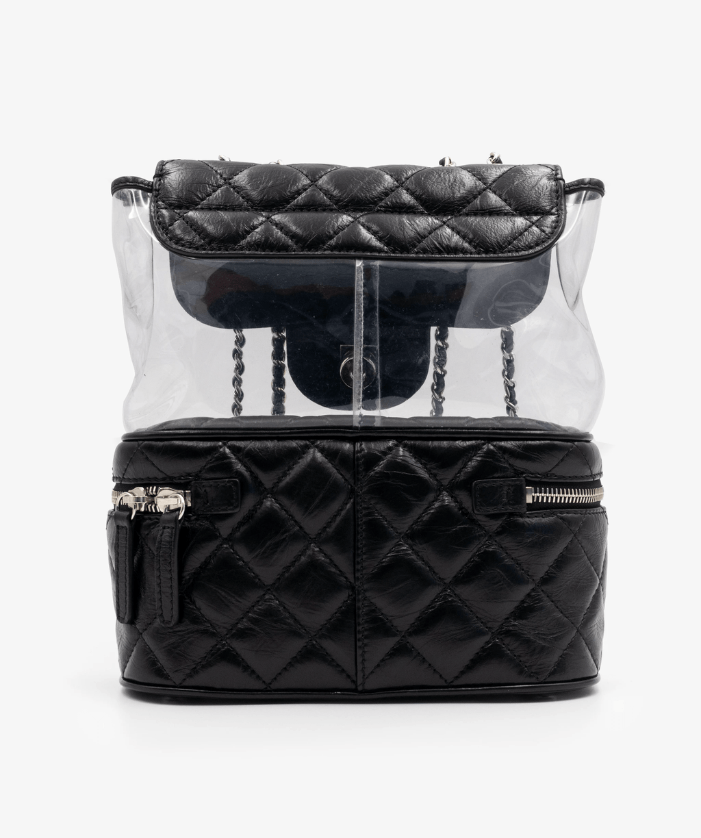 Chanel sales backpack clear