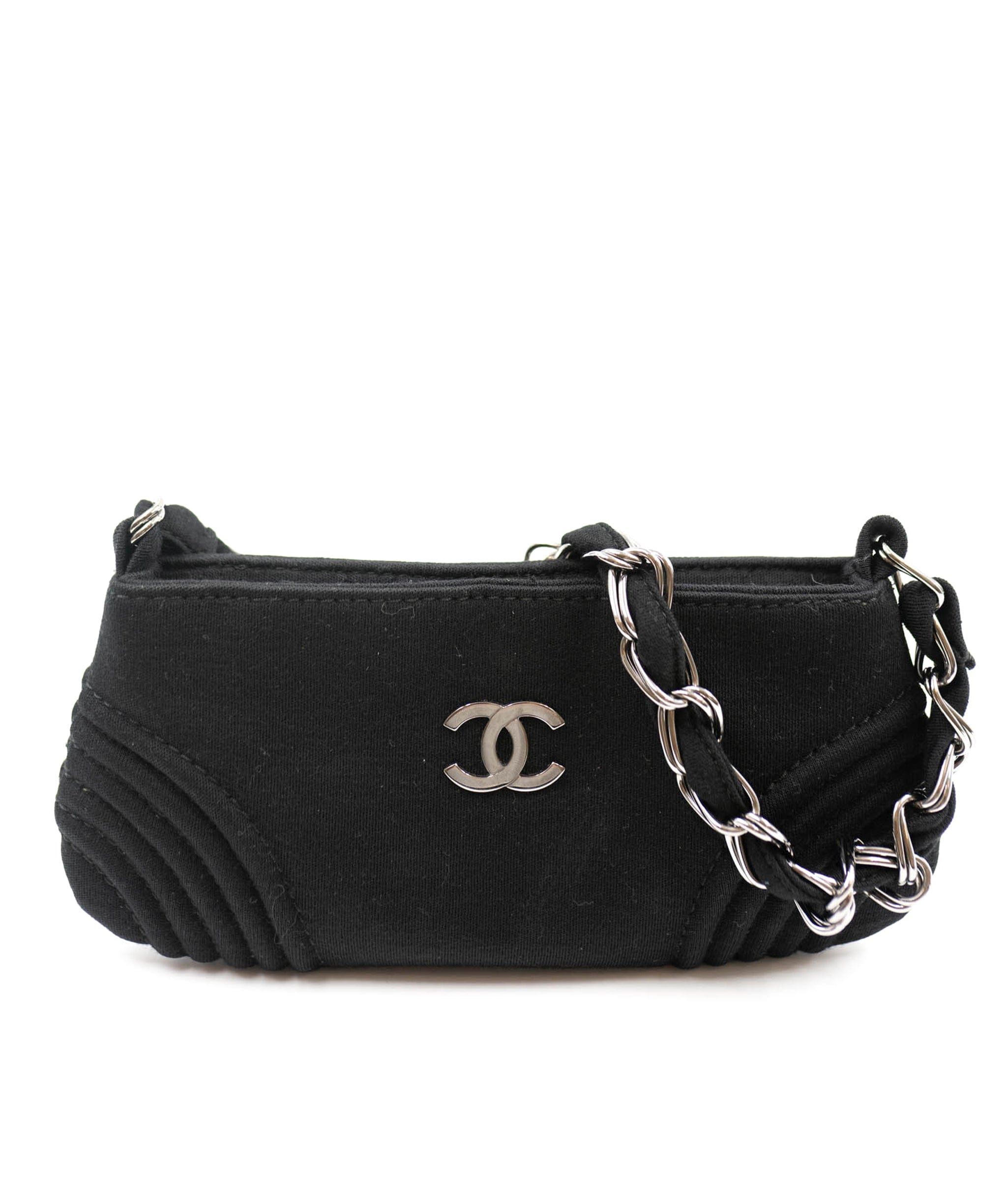 Chanel Chanel black canvas shoulder bag - AJC0031