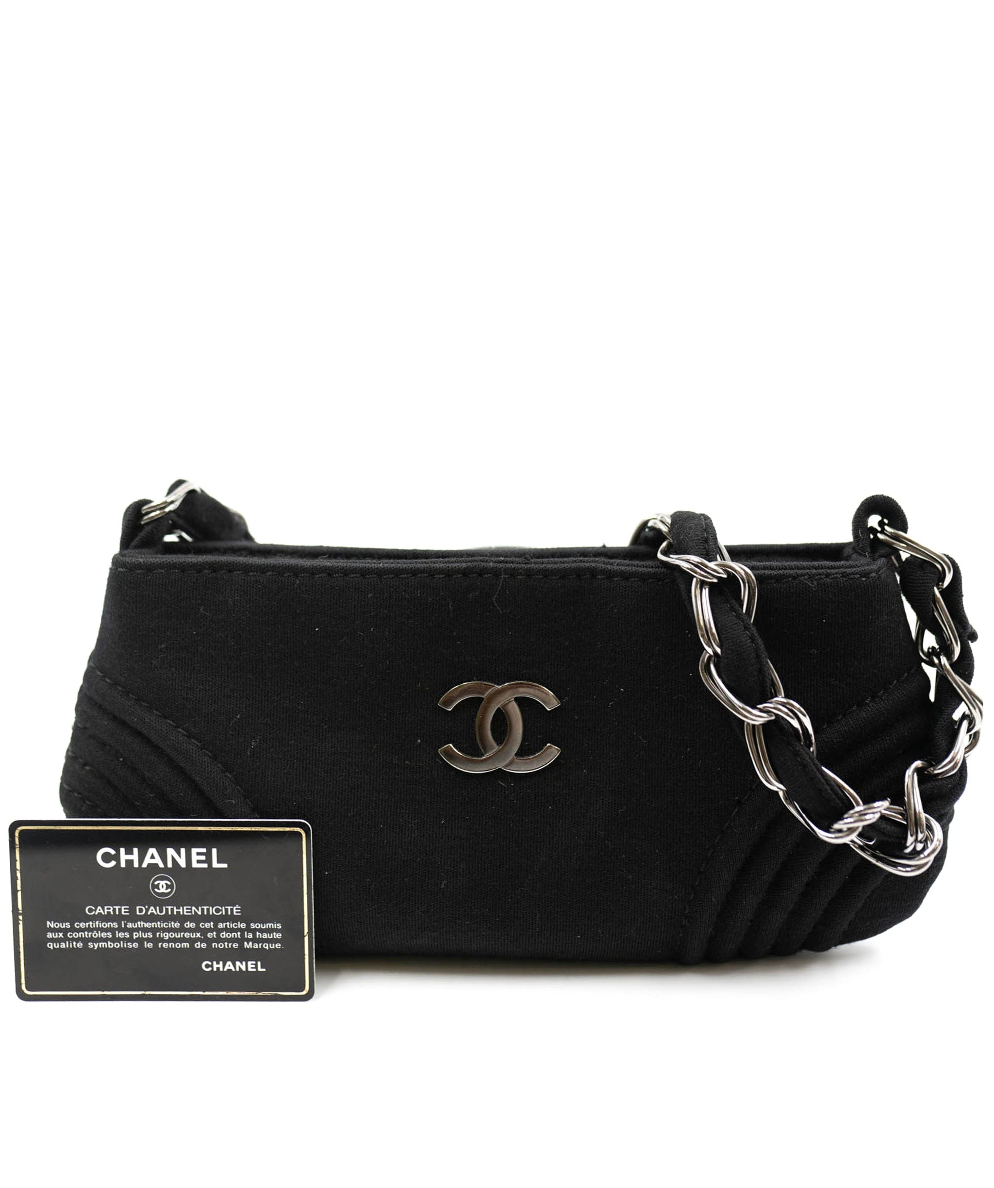 Chanel Chanel black canvas shoulder bag - AJC0031