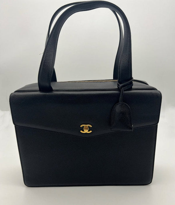 Chanel Chanel Black Caviar Briefcase UIL1064