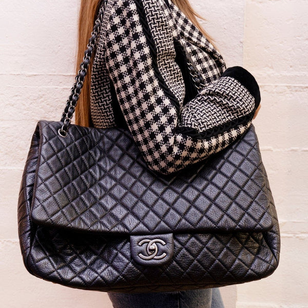 Chanel Xxl Travel Bag - 6 For Sale on 1stDibs  chanel xl travel bag, chanel  jumbo travel bag, chanel travel bag xxl