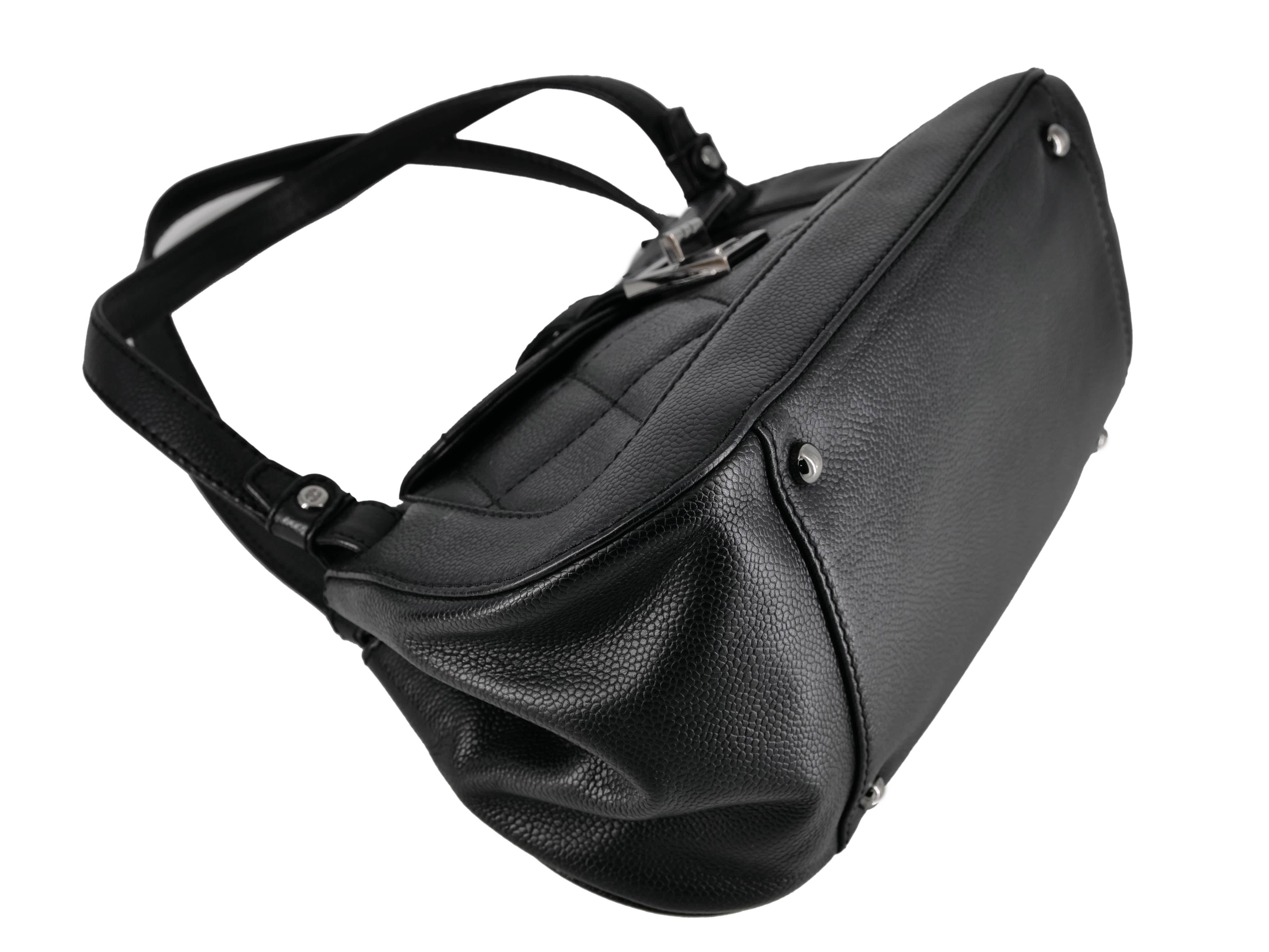 Chanel Chanel Black Caviar Handbag RJL1718