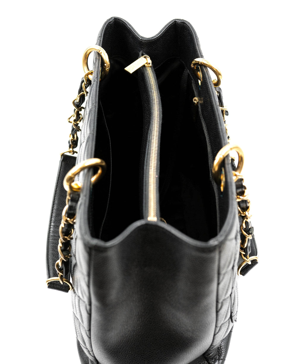 Chanel Black Caviar Leather GST Bag GHW - AGL2108 – LuxuryPromise