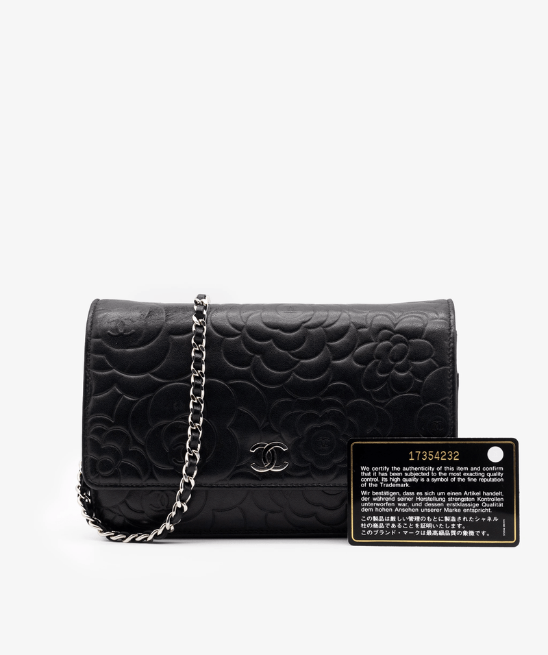 Chanel Black CC Camellia Quilted Wallet On Chain – NW5312 – LuxuryPromise